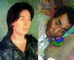 Lobsang Goszul przed - i po więzieniu.