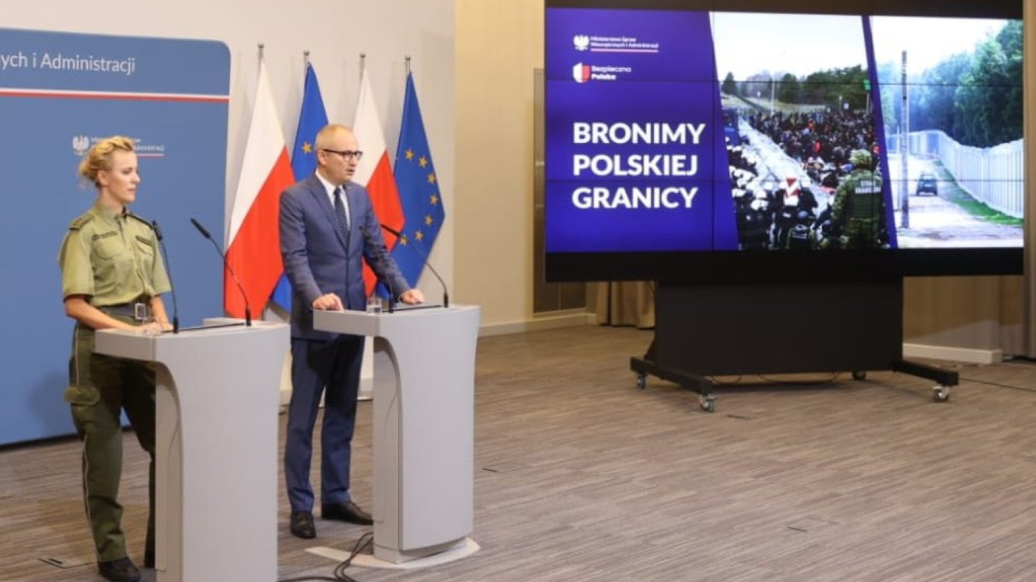 zielona granica spot rząd mswia błażej poboży agnieszka holland kina zielona granica spot rząd mswia błażej poboży agnieszka holland kina