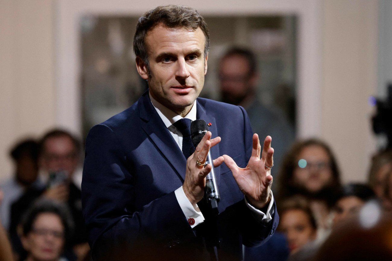 Prezydent Francji Emmanuel Macron