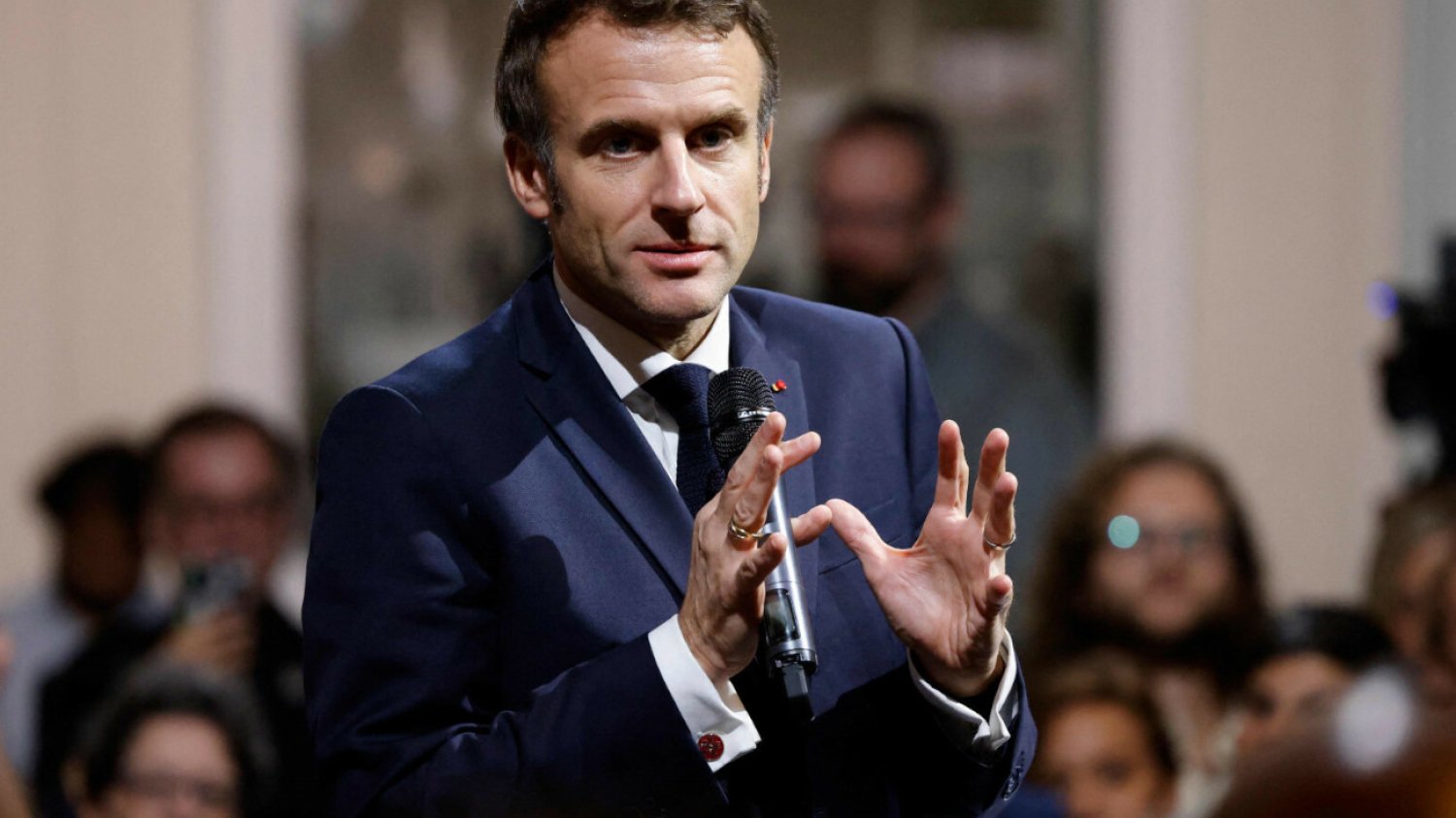 Prezydent Francji Emmanuel Macron