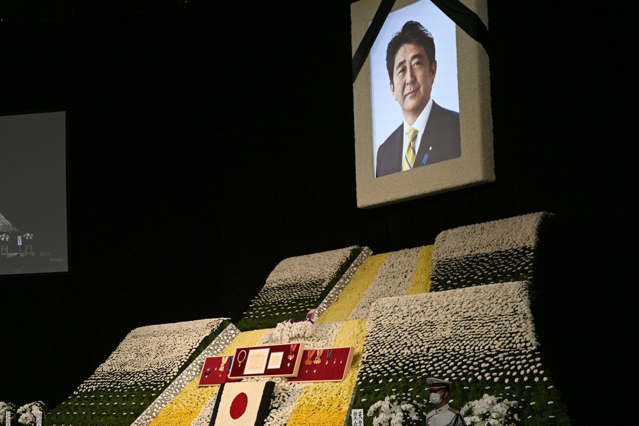 Pogrzeb byłego premiera Japonii Shinzo Abe.