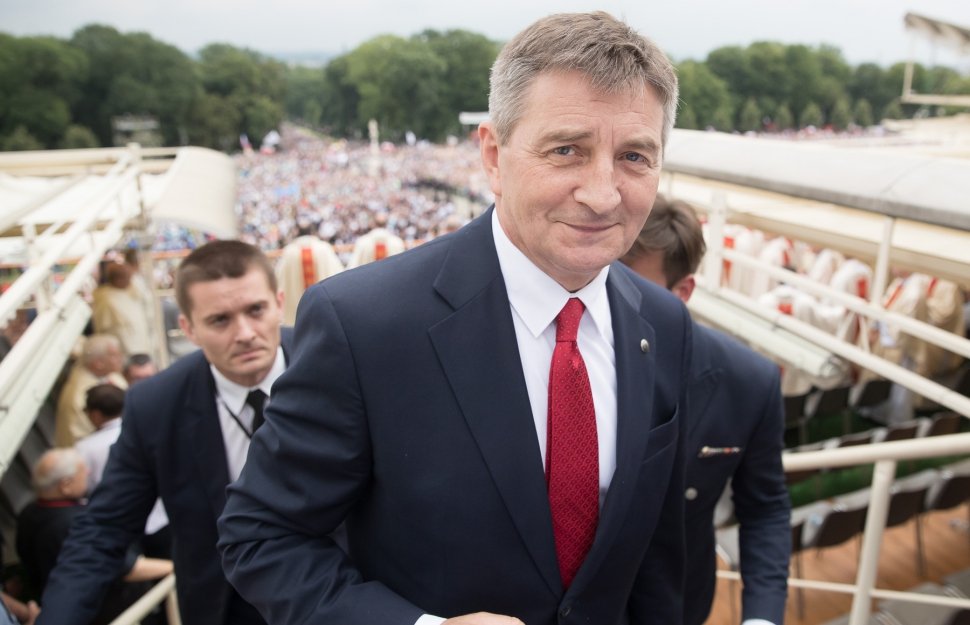 Marszałek Sejmu Marek Kuchciński na Jasnej Górze 29 lipca.