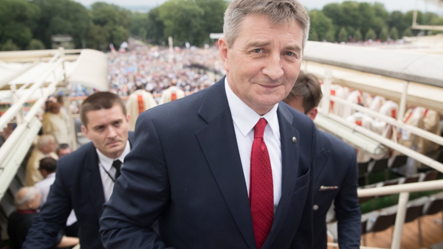 Marszałek Sejmu Marek Kuchciński na Jasnej Górze 29 lipca.