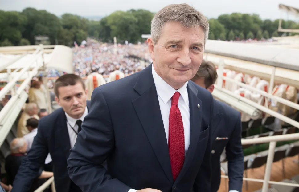 Marszałek Sejmu Marek Kuchciński na Jasnej Górze 29 lipca.