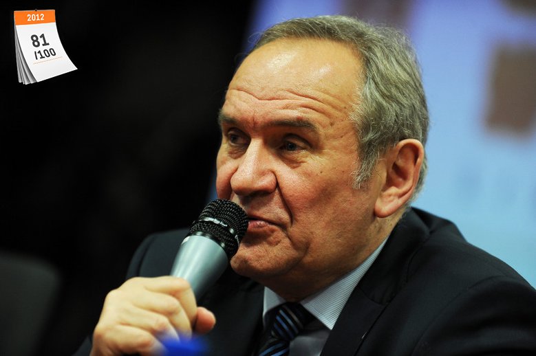 Andrzej Kraśnicki podczas konferencji podsumowującej Mistrzostwa Europy w Piłce Ręcznej Mężczyzn 2016