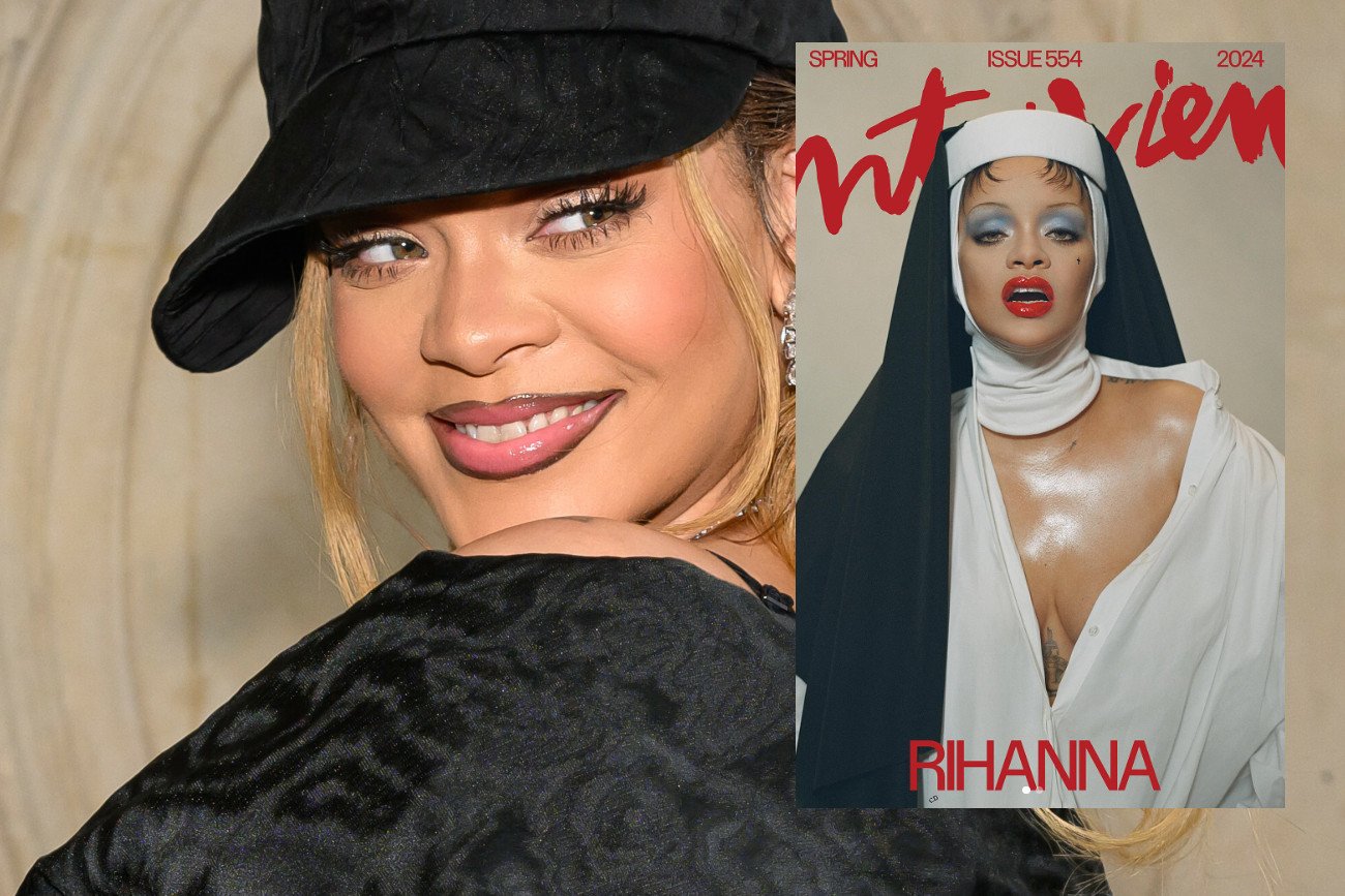 Rihanna wywołała kontrowersje swoimi zdjęciami w stroju zakonnicy.