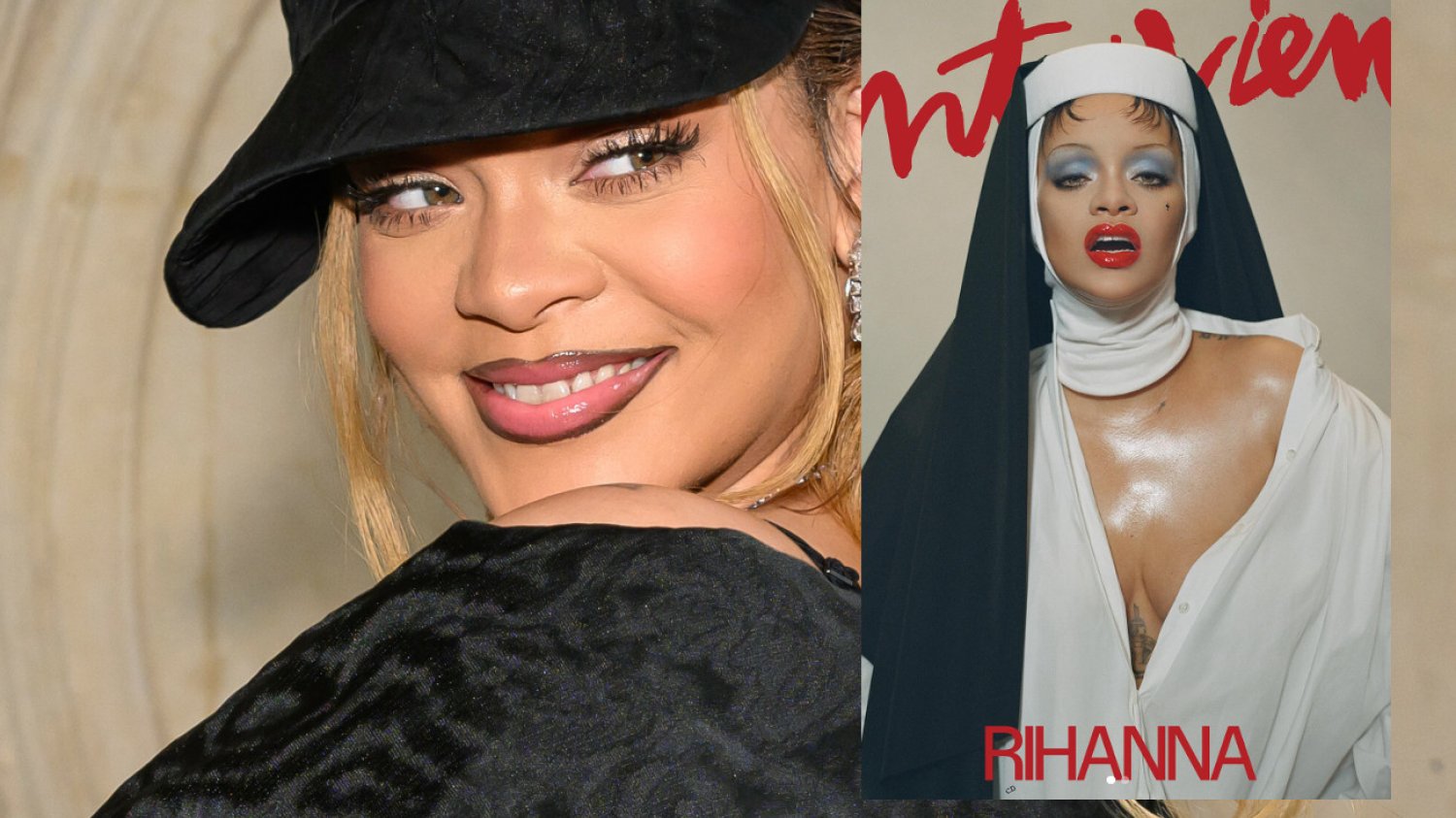 Rihanna wywołała kontrowersje swoimi zdjęciami w stroju zakonnicy.