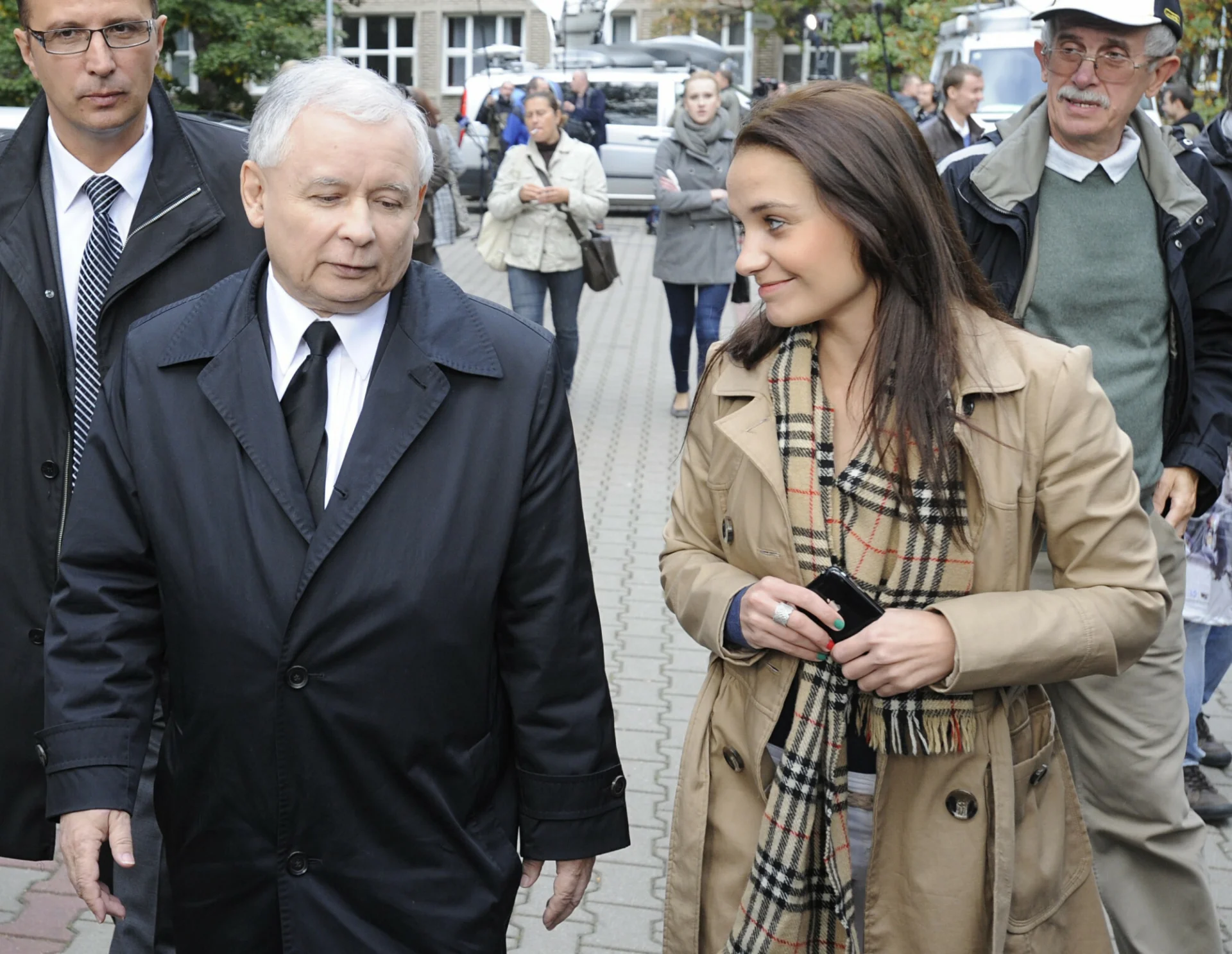 Ilona Klejnowska i Jarosław Kaczyński