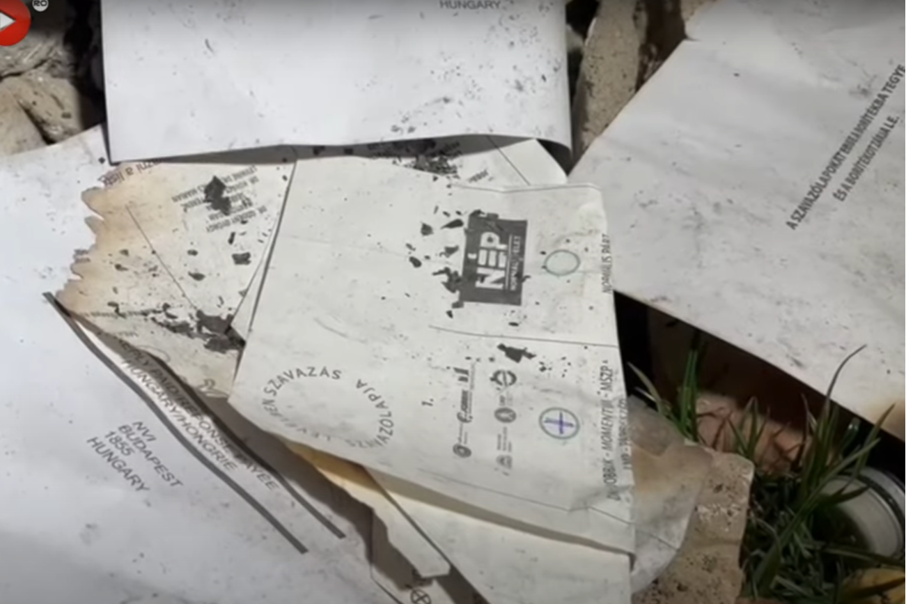 W Rumunii znaleziono nadpalone karty do głosowania w wyborach na Węgrzech.