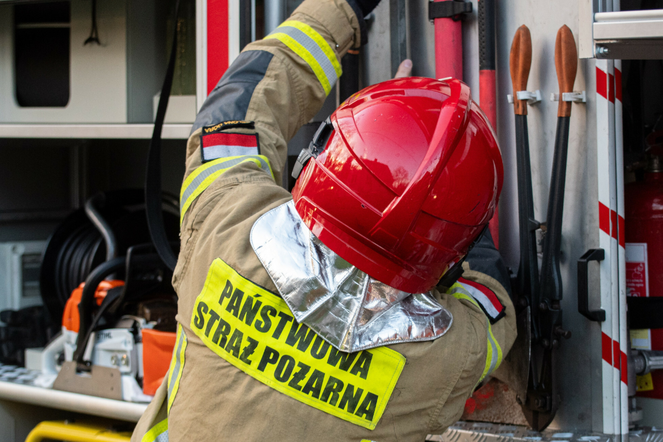 Pożar w koszalińskim żłobku. Oto co potkało kobietę, która próbowała gasić ogień