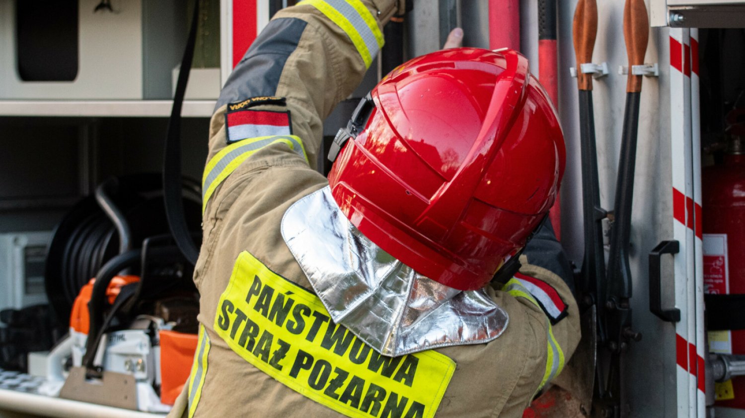 Pożar w koszalińskim żłobku. Oto co potkało kobietę, która próbowała gasić ogień