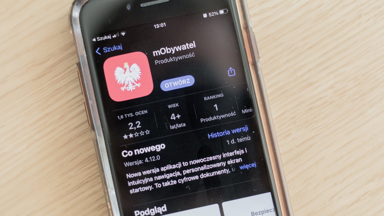 Kilka kliknięć i po sprawie. Nowa usługa mObywatela już działa