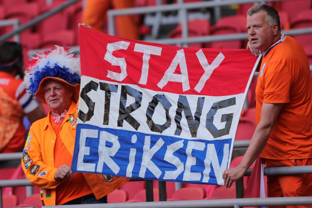 Kibice podczas Euro 2020 mocno wspierali powrót do zdrowia Christiana Eriksena