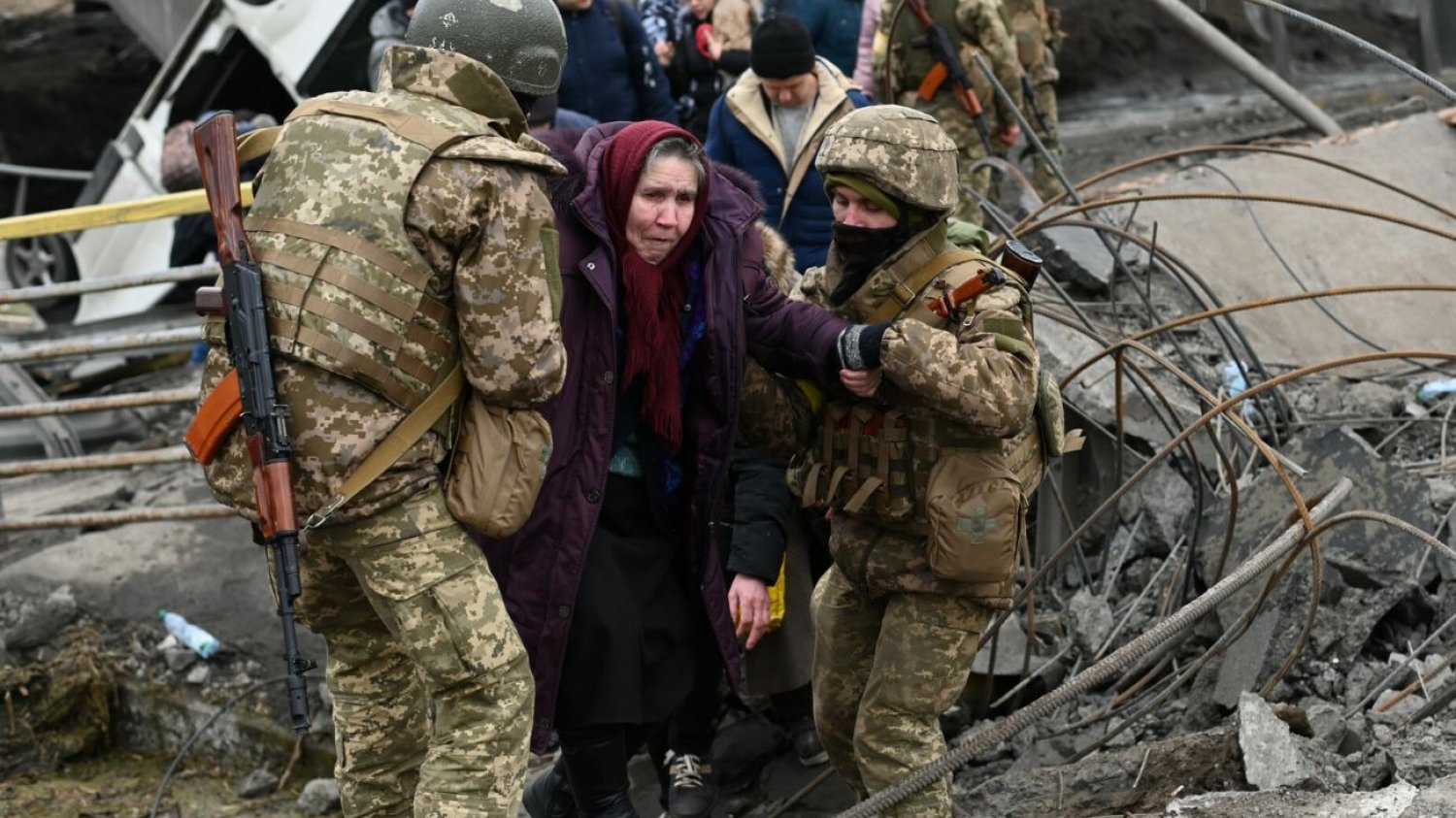 Wojna w Ukrainie. Ewakuacja cywilów