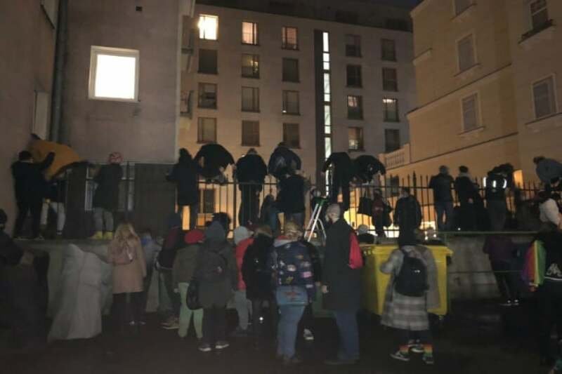 Dantejskie sceny. Tak wyglądają demonstranci, którzy uciekają przed policją.