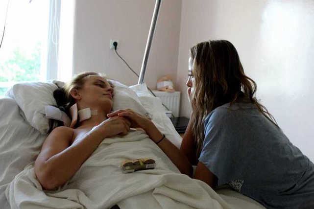 Beata Jałocha w szpitalu