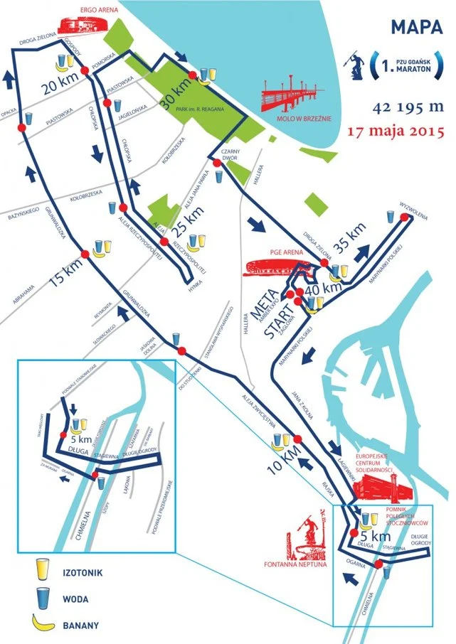 Tędy pobiegną zawodnicy 1. PZU Gdańsk Maraton