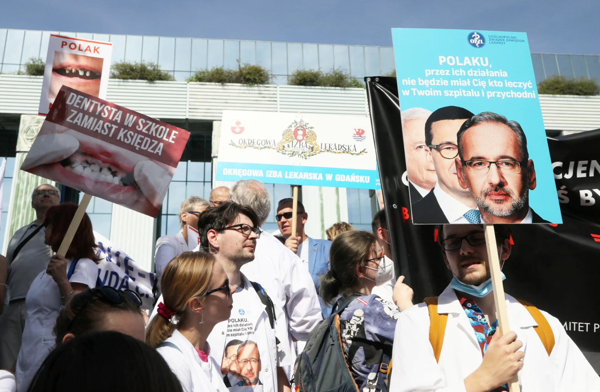 Protest medyków 2021 r.