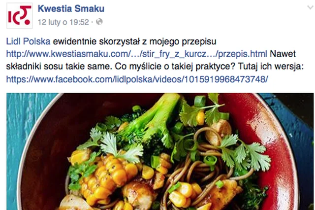 Czy przepis blogerki można ot tak skopiować?