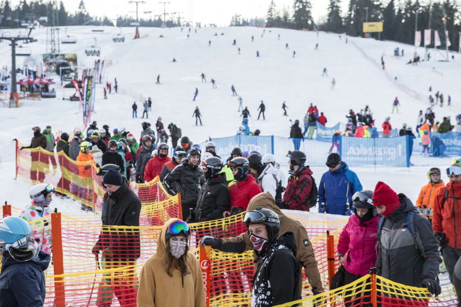 W Białce Tatrzańskiej można czekać na zjazd godzinami.