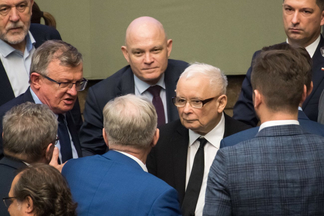 Jarosław Kaczyński w Sejmie