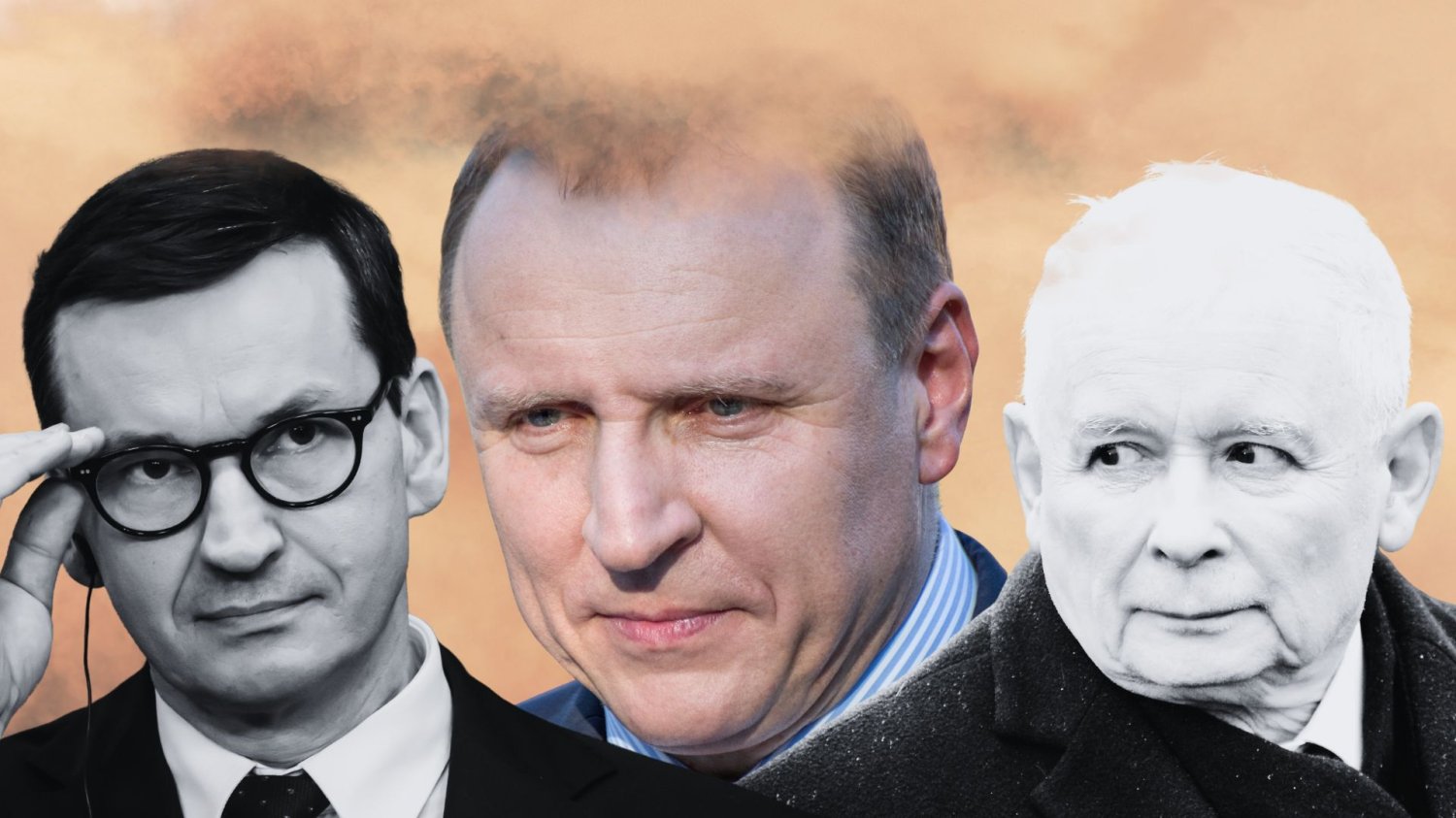 Mateusz Morawiecki, Jacek Kurski i Jarosław Kaczyński