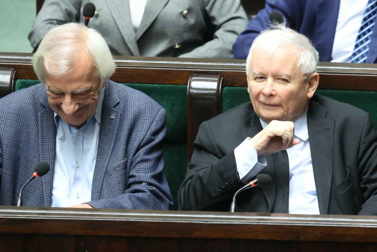 Ryszard Terlecki i Jarosław Kaczyński