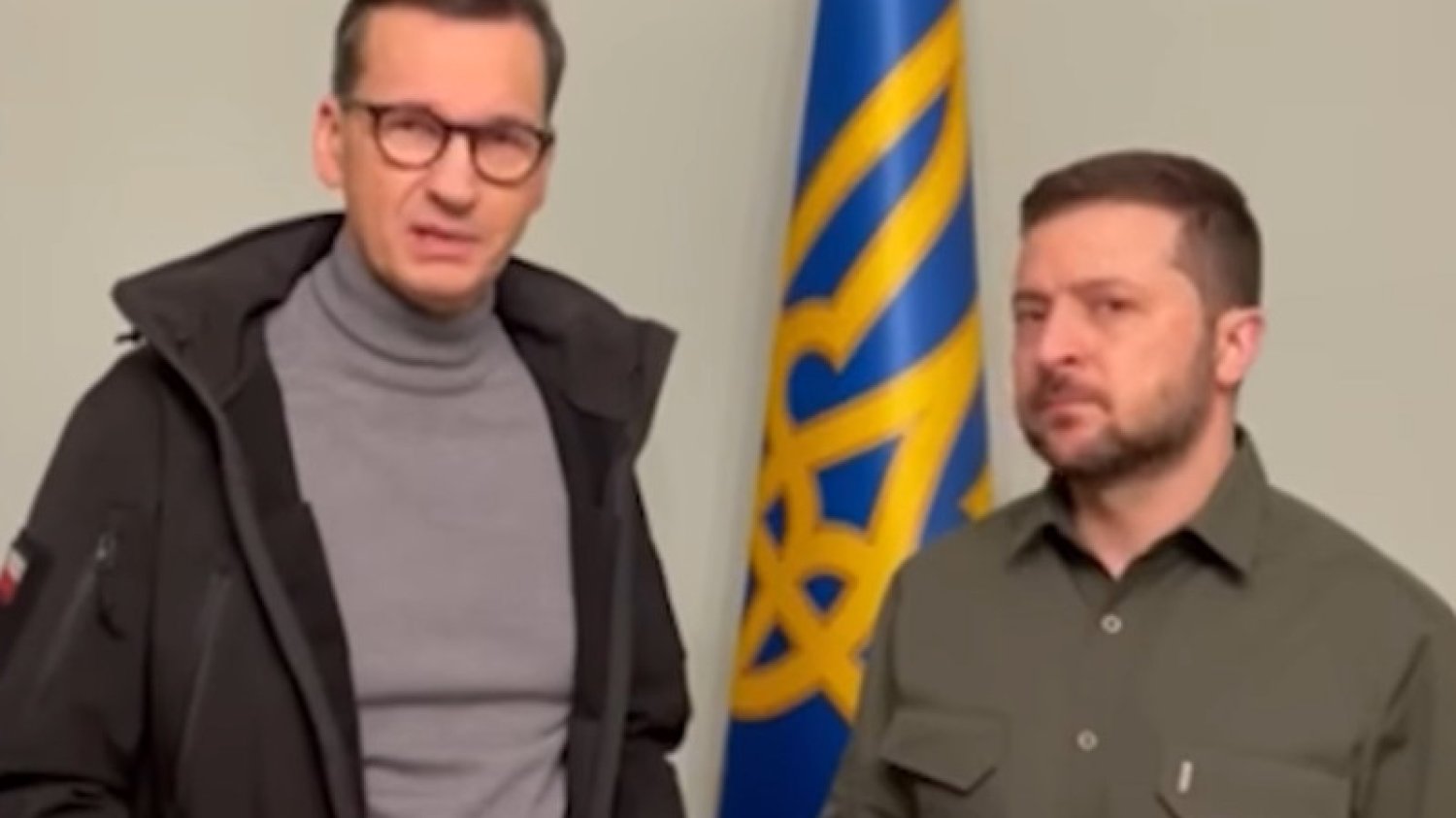 Morawiecki na wspólnym nagraniu z Zełenskim. "Zawsze będziemy was wspierać"