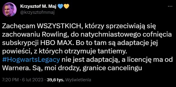 dziedzictwo hogwartu afera j k rowling transfobia o co chodzi