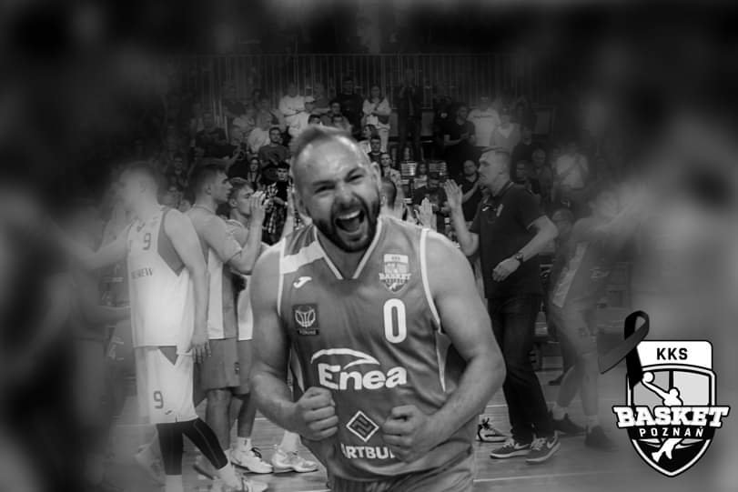 32-letni Dawid Bręk zmarł nagle w czwartek, Enea Basket Poznań nie dokończy rywalizacji w II lidze