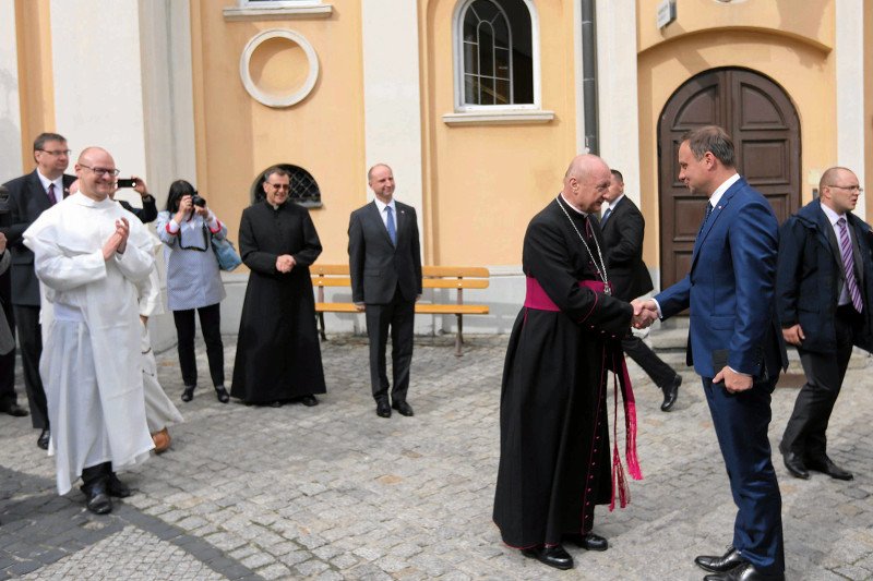 Prezydent podczas dożynek na Jasnej Górze