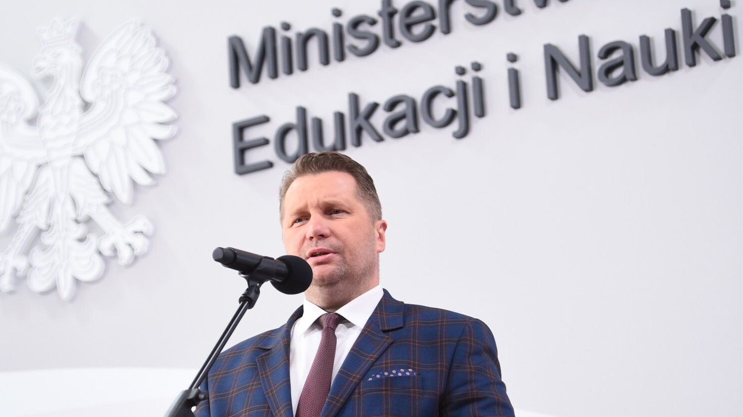 Szef MEiN Przemysław Czarnek.
