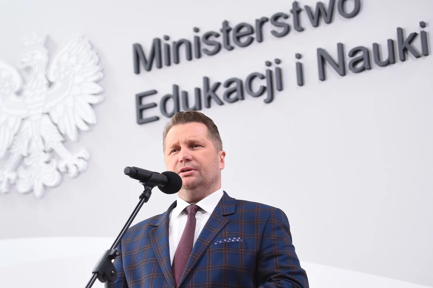 Szef MEiN Przemysław Czarnek.