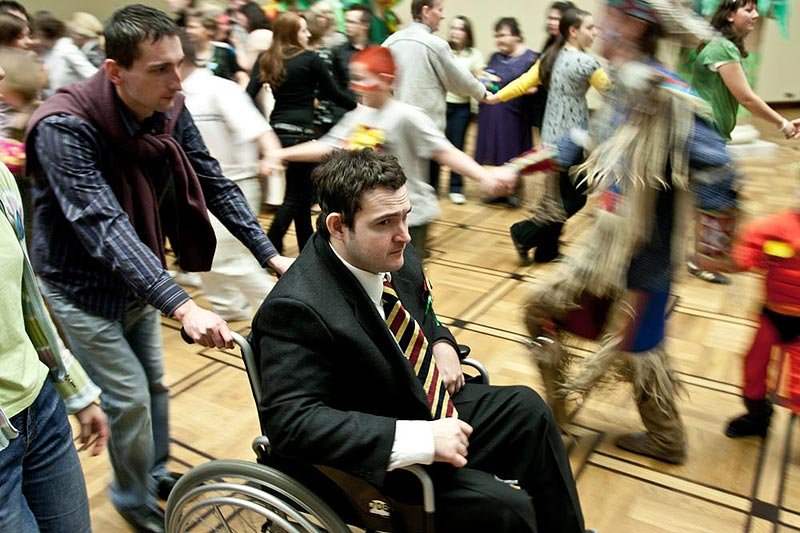 Tak bawiono się na dorocznym  Balu Integracyjnym dla osób niepełnosprawnych organizowanym przez posłankę Joannę Fabisiak i jej fundację "Świat na Tak"