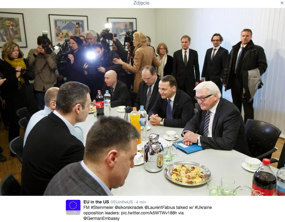 Ministrowie z UE spotkali się także z liderami opozycji