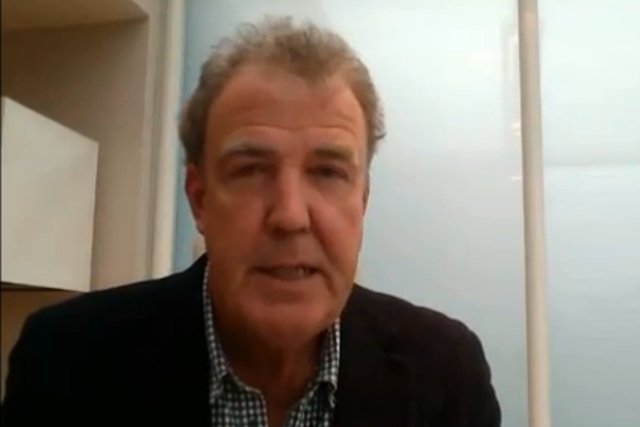 Kadr z nagrania, w którym Jeremy Clarkson zapewnił, że "zrobił wszystko, co było w jego mocy, by nie użyć tego słowa"
