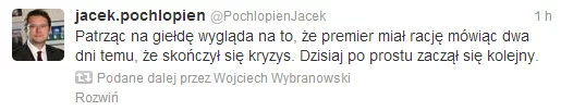Zastępca redaktora naczelnego "Forbes'a" Jacek Pochłopień