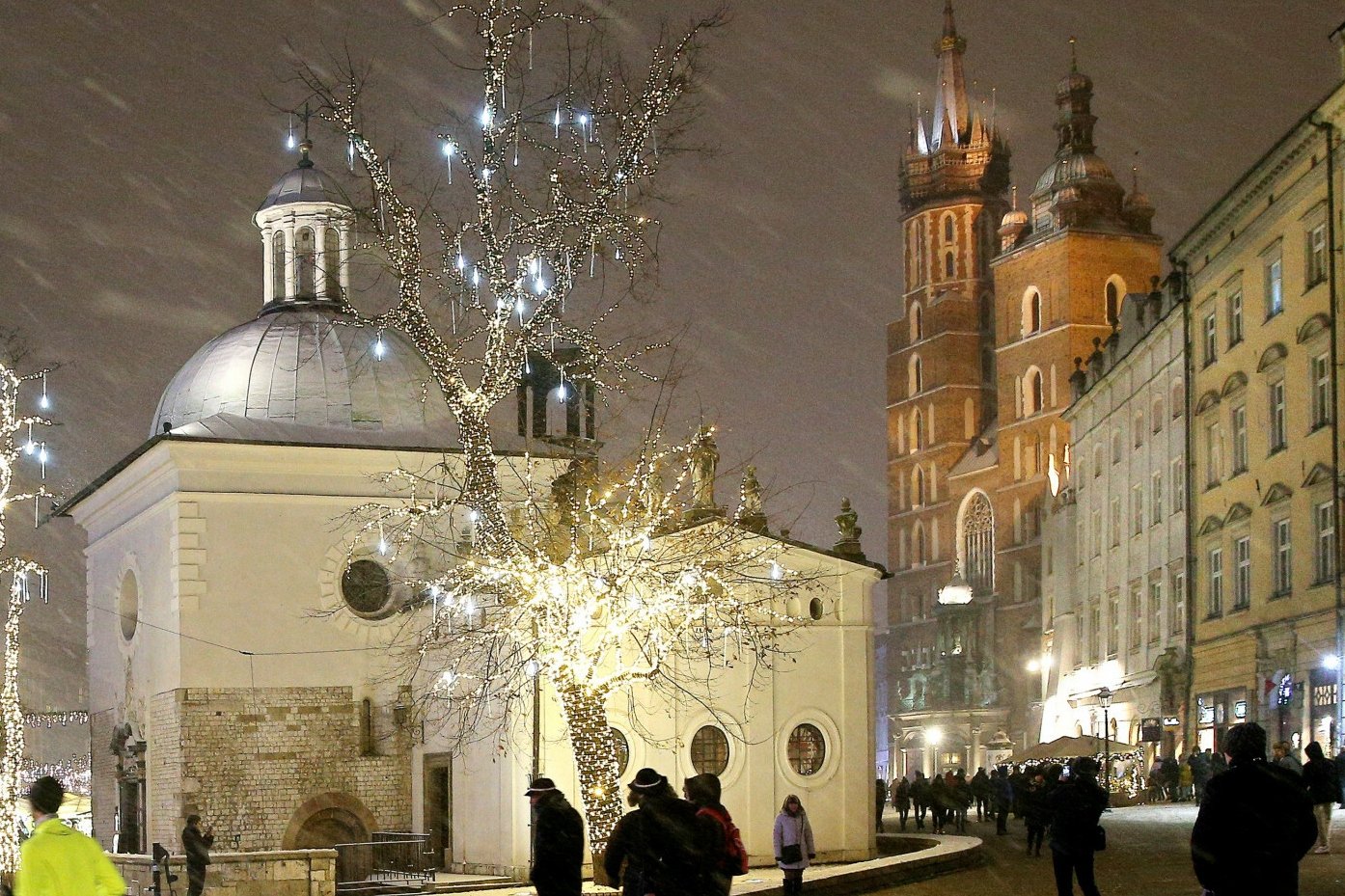 Śnieg w Krakowie