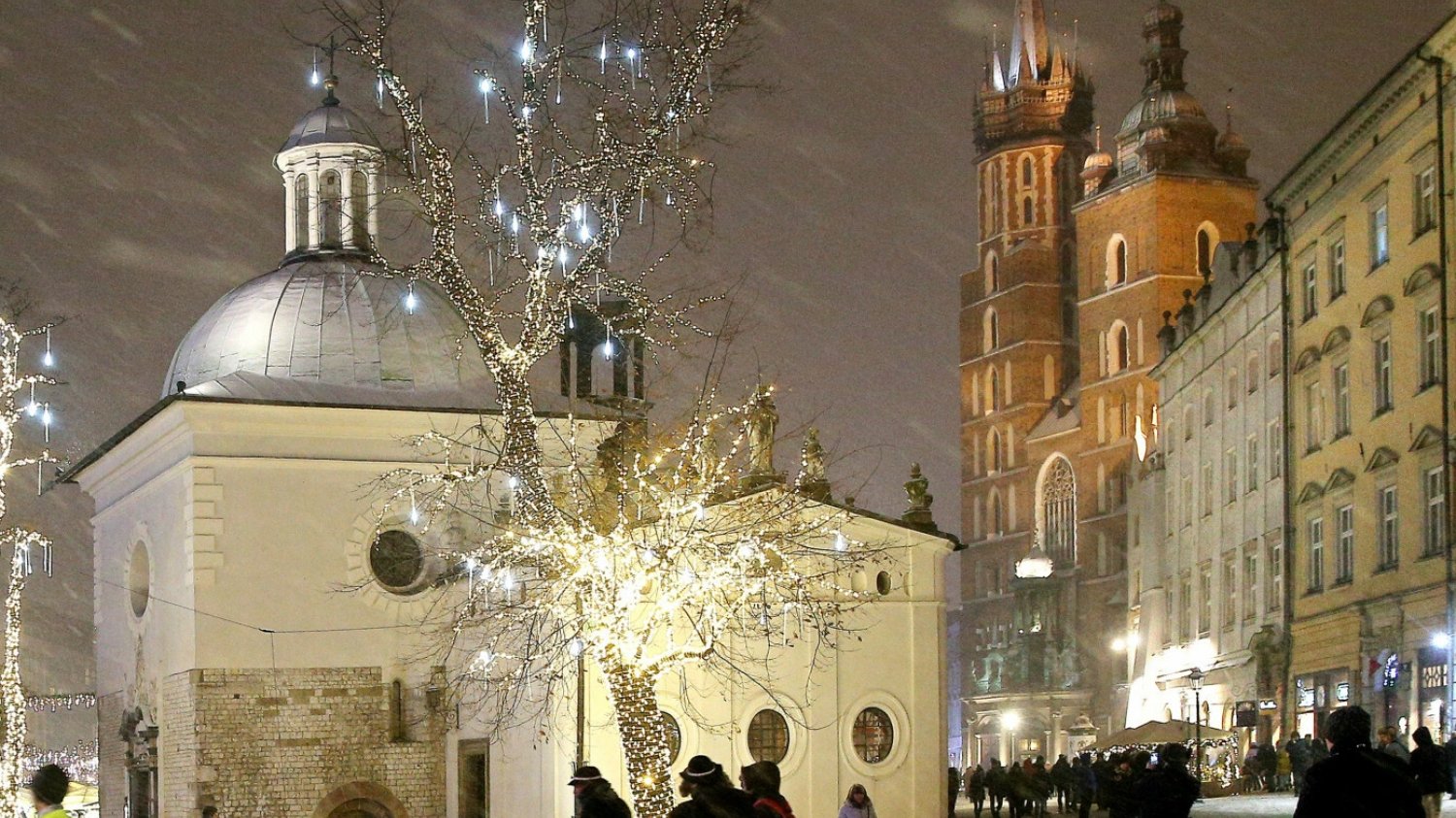 Śnieg w Krakowie