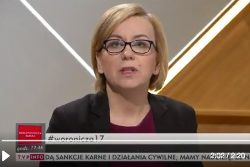 Posłanka Nowoczesnej opuszcza studio TVP Info w programie Rachonia. Protest przeciwko kłamstwom w TVP
