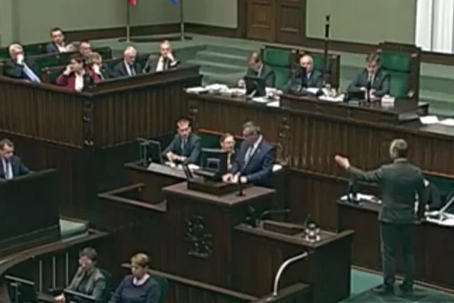 Sławomir Nitras twierdzi, że wicemarszałek Terlecki nazwał go pajacem. Riposta była równie mocna. "A widział pan, jak pan wygląda?!"