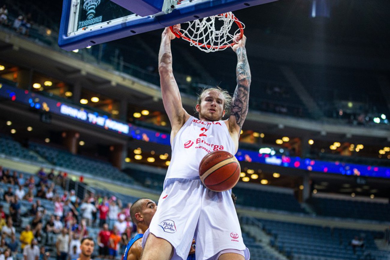 Aleksander Balcerowski w meczu z Izraelem zdobył 17 punktów. Podkoszowy gracz kadry zagrał bardzo dobrze.