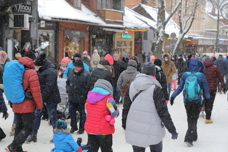Tak wyglądał walentynkowy weekend w Zakopanem