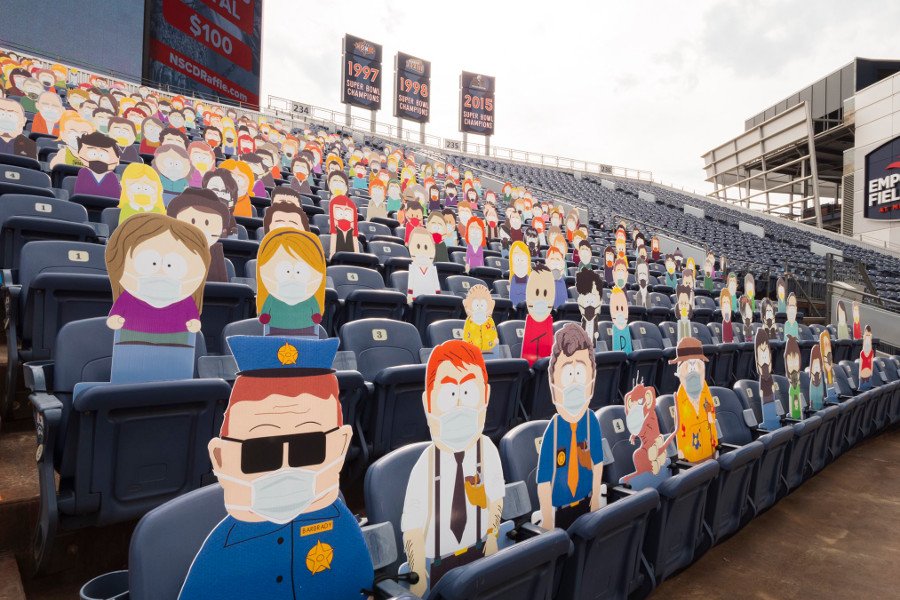 Na stadionie pojawiły się postacie "South Parku"