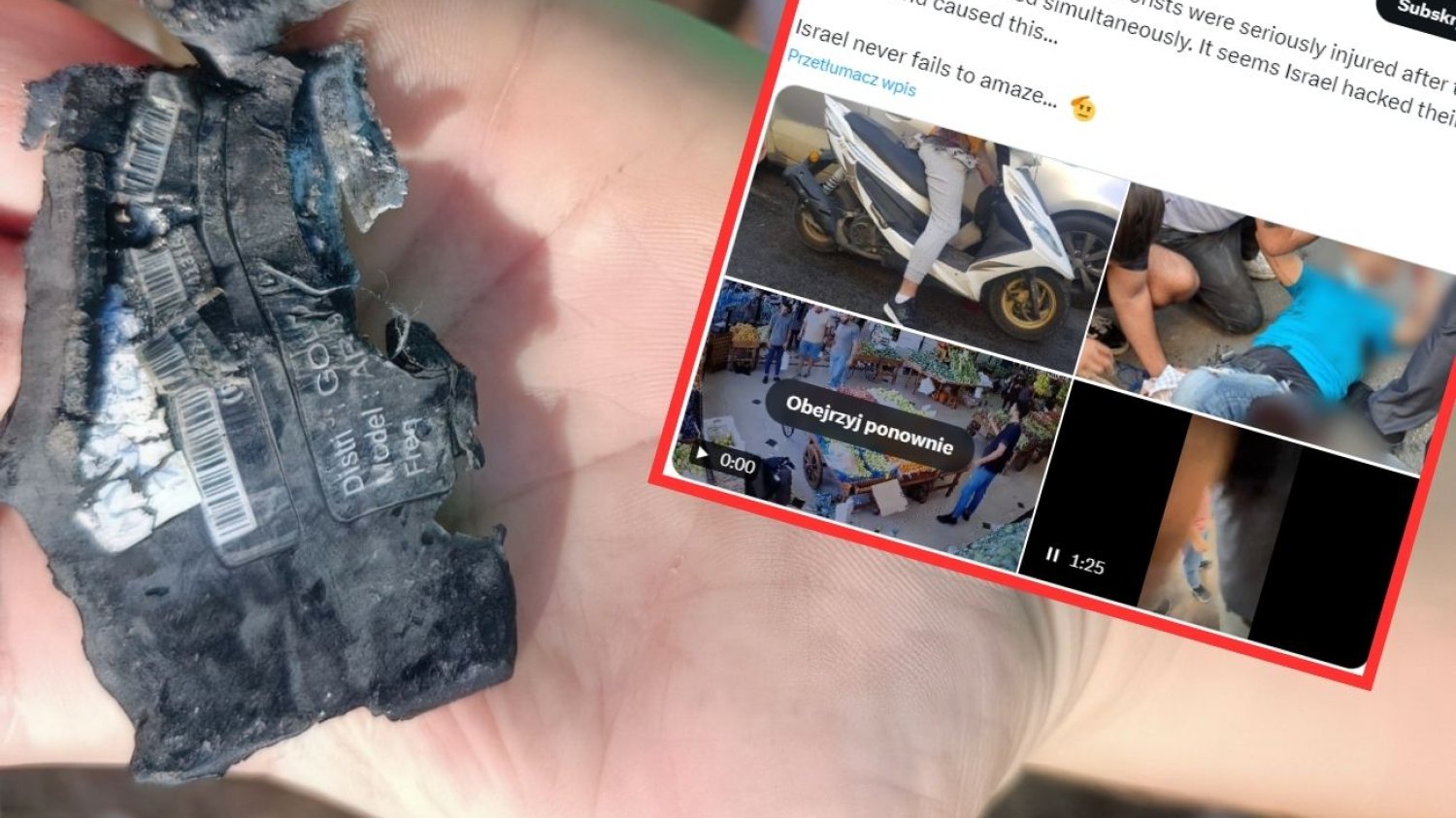 Kilka tysięcy rannych, setki ciężko. Izrael dokonał zemsty na członkach Hezbollahu, zdalnie detonując im naszpikowane materiałami wybuchowymi pagery