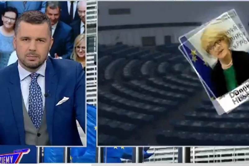 Internauci i politycy opozycji oburzeni tym, jak pokazano w TVP Info pokazali europosłów, którzy głosowali "przeciwko Polsce".