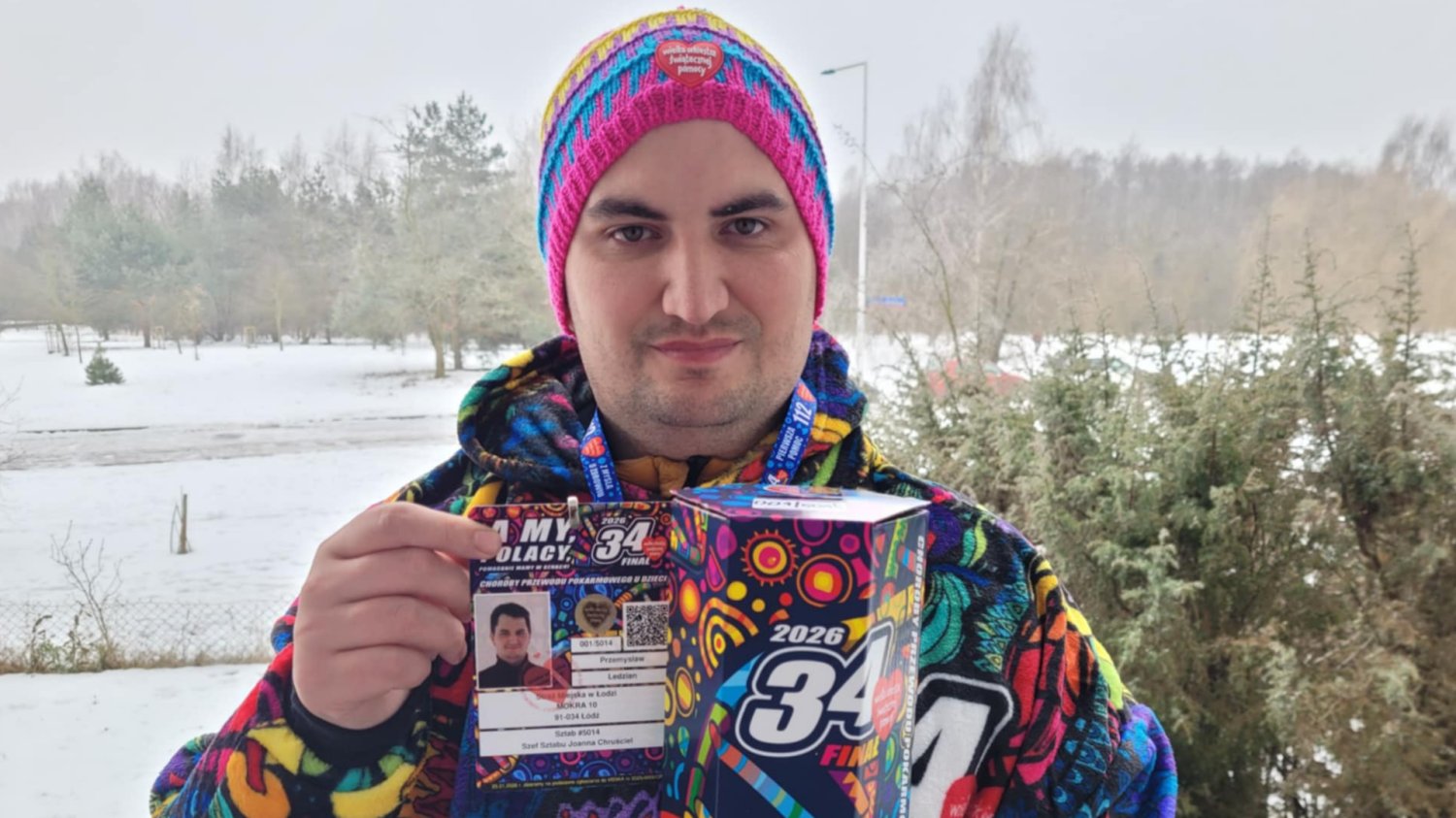 Przemek Ledzian jest wolontariuszem WOŚP od 15 lat. Sam ma poważne problemy zdrowotne, ale pomaganie innym jest jego misją. Przemek Ledzian jest wolontariuszem WOŚP od 15 lat. Sam ma poważne problemy zdrowotne, ale pomaganie innym jest jego misją.