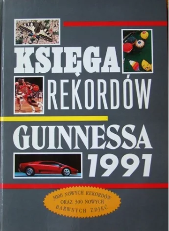 Pierwsza edycja polskiej wersji Księgi Rekordów Guinnessa.