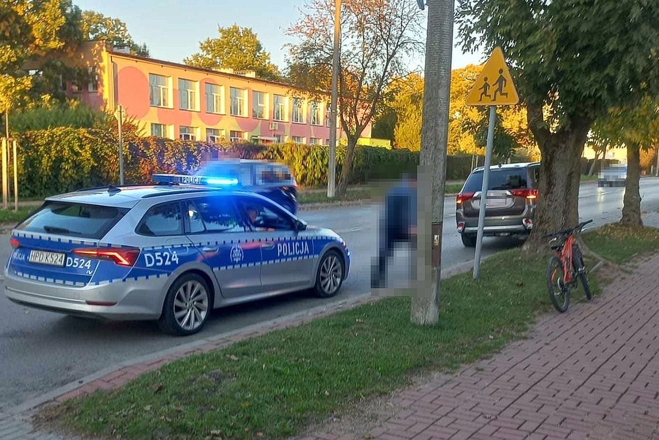 W Kraśniku 68-latek potrącił 12-latka na rowerze