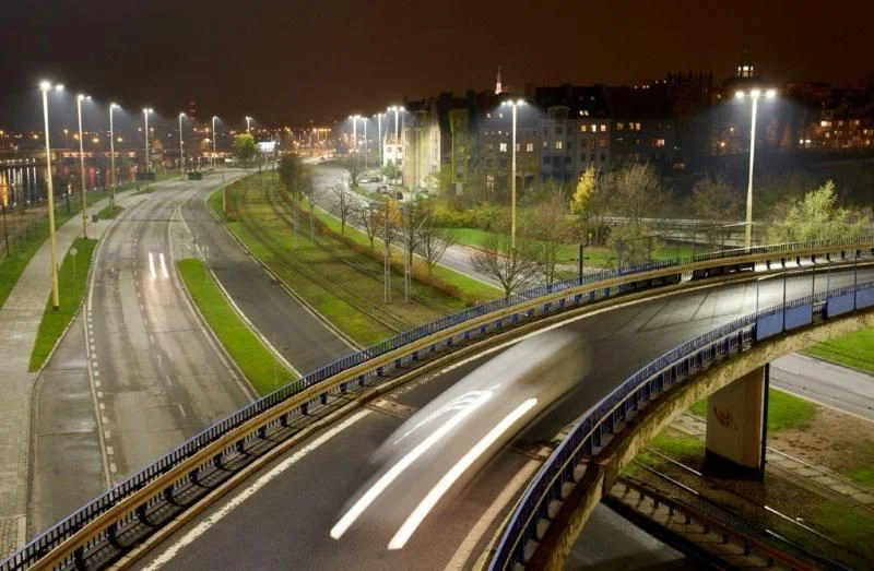 Szczecin po wymianie oświetlenia na LED